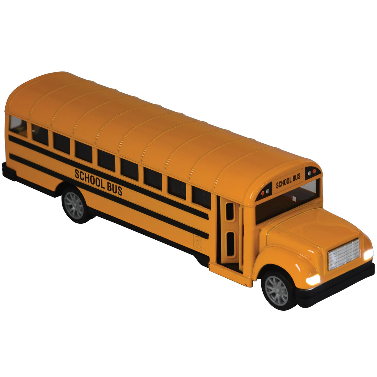 Classic School Bus with Lights & Sounds 6-unit Display – Paper & Thread
