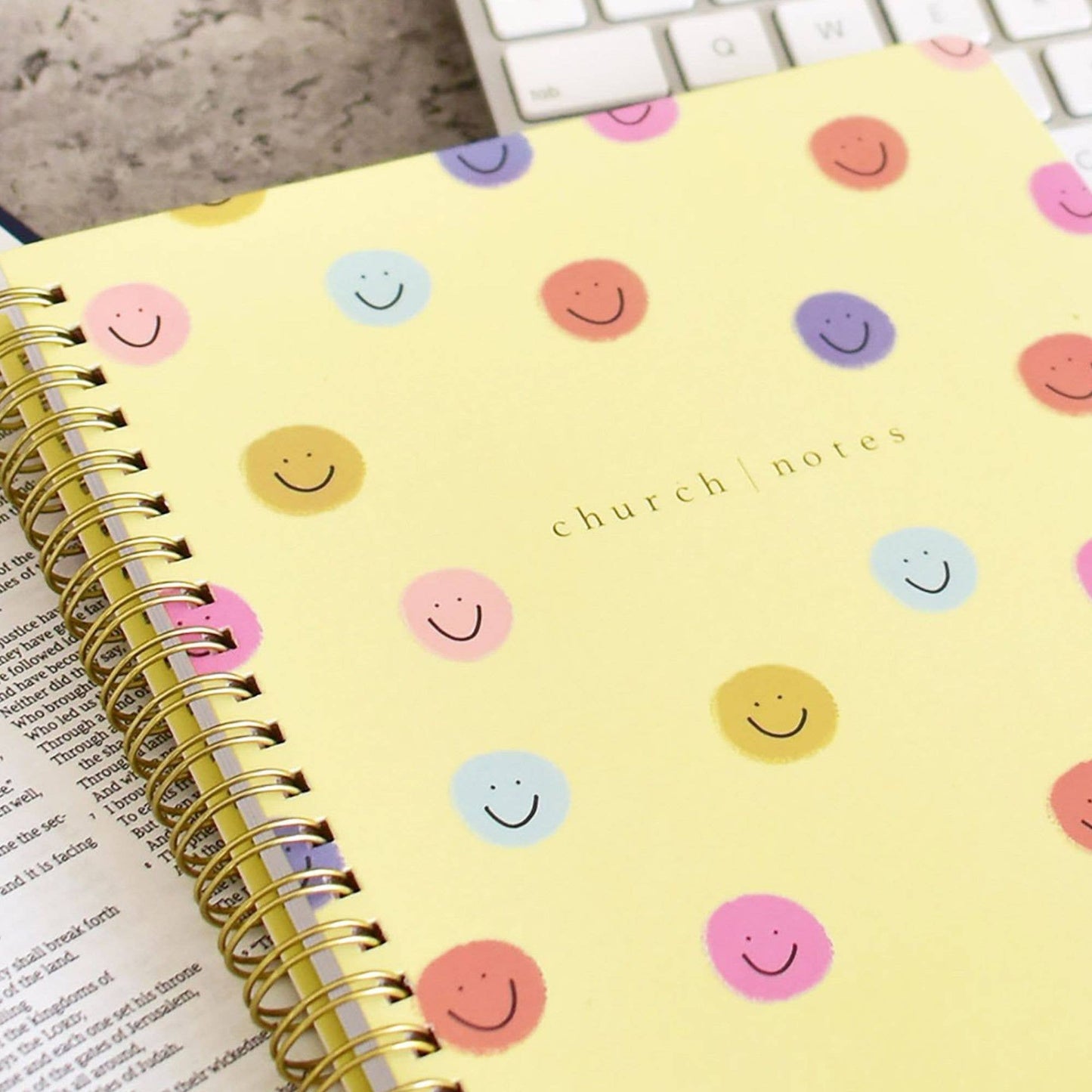 Church Notes Notebook - Smiley by Callie Danielle