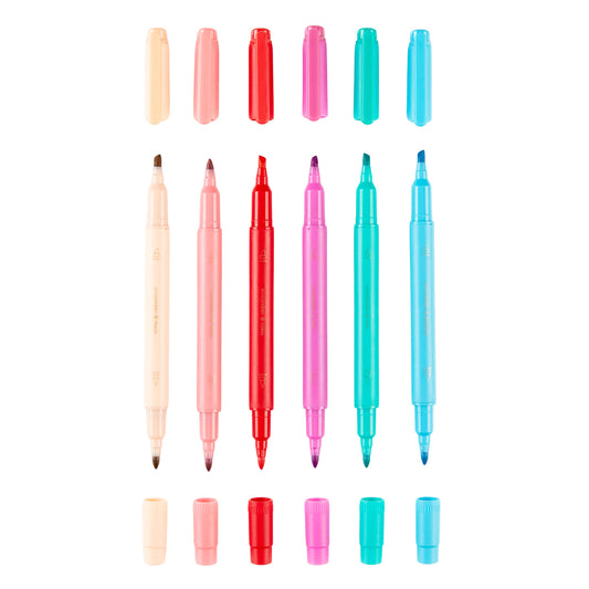 Dual-Tip Highlighters 6-pack - Evolve