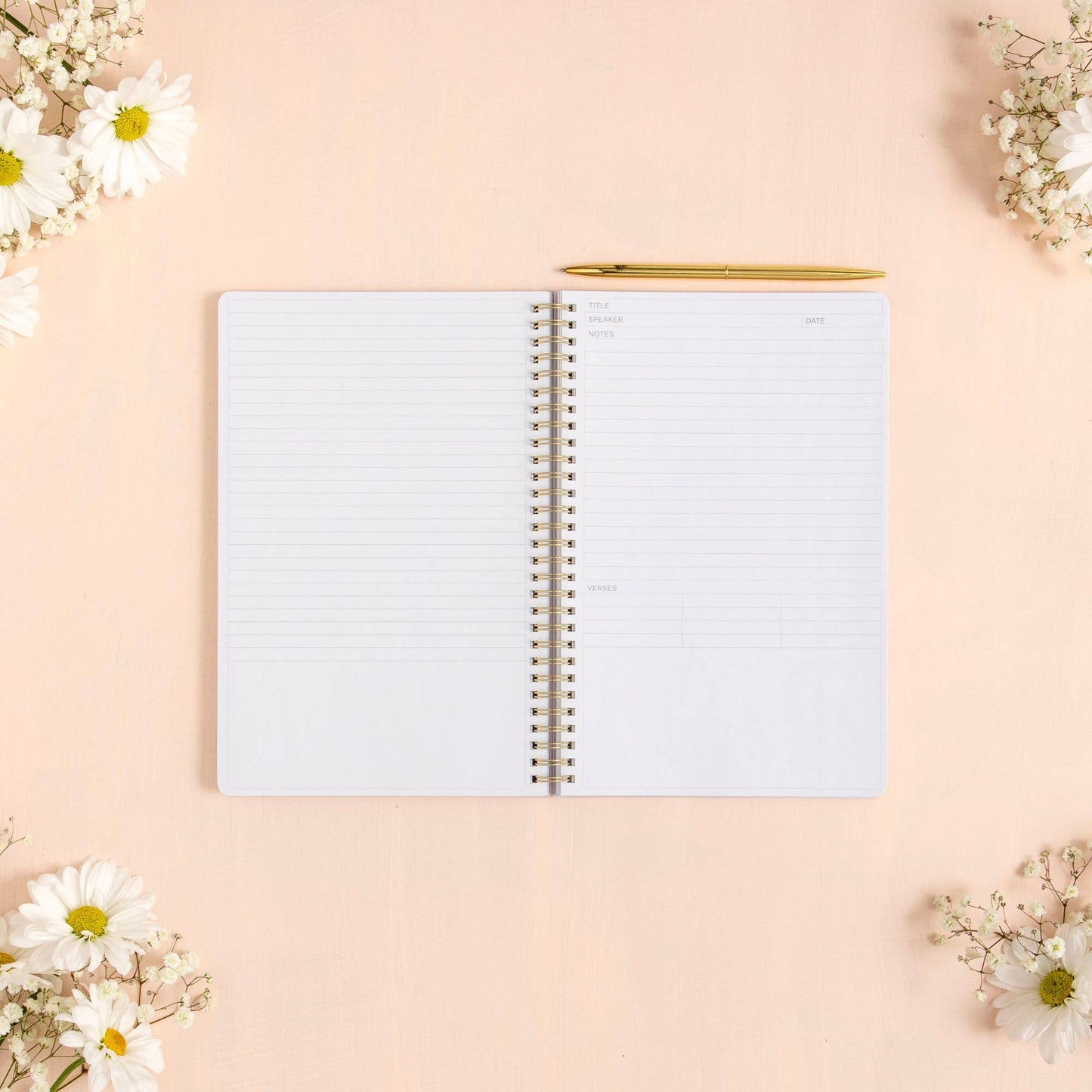 Church Notes Co. Olive Church Notes Bible Reference Notebook