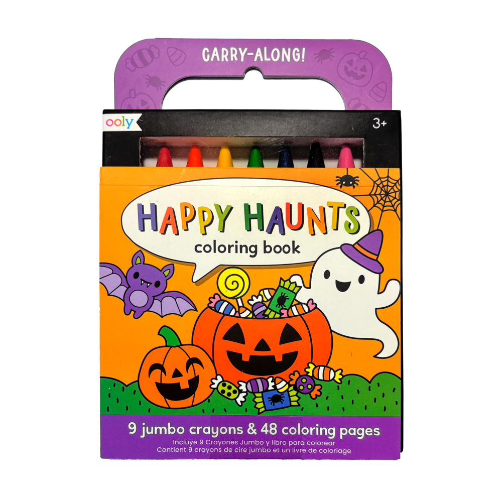 Carry-Along Coloring Book Set - Happy Haunts