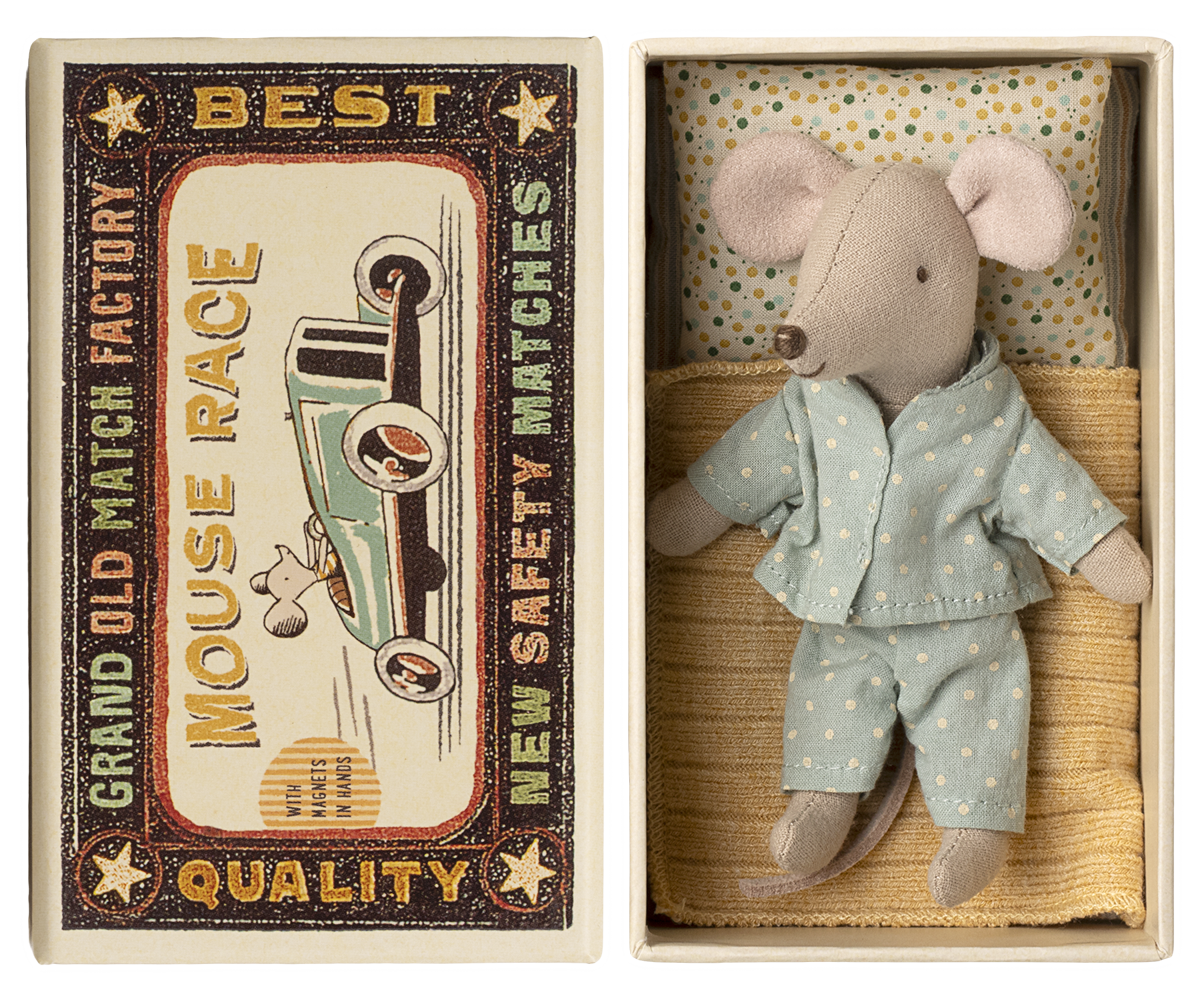 Little Brother mouse in matchbox