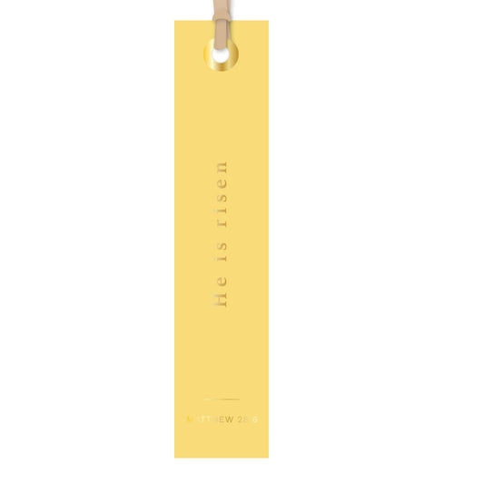 Church Notes Co. "He is Risen" Scripture Bookmark