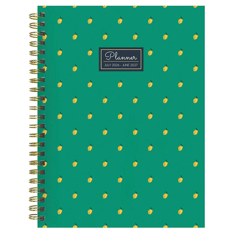 July 2026 - June 2027 Lovely Lemon Weekly Monthly Planner