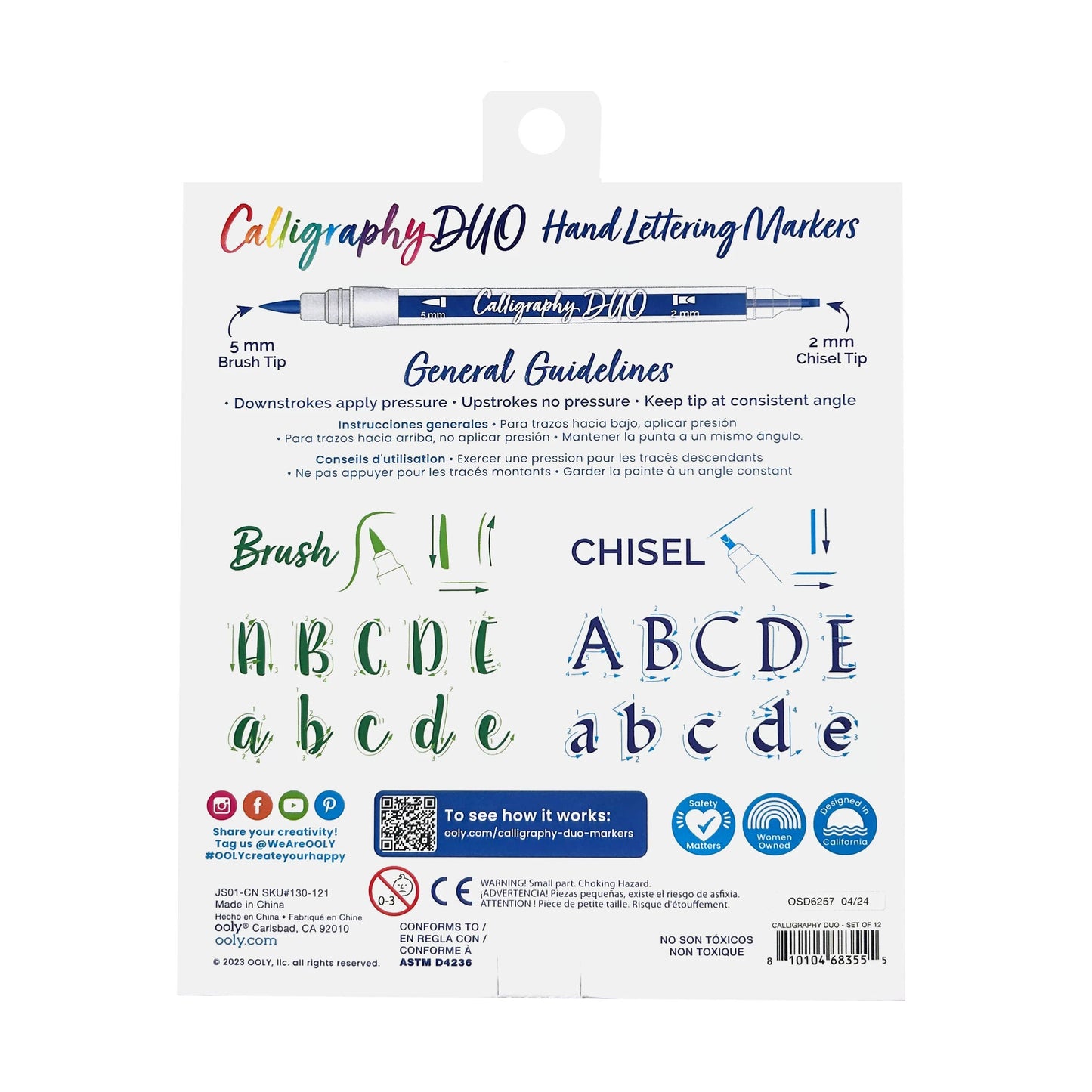 Calligraphy Duo: Double-Ended Markers