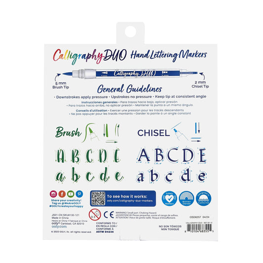 Calligraphy Duo: Double-Ended Markers