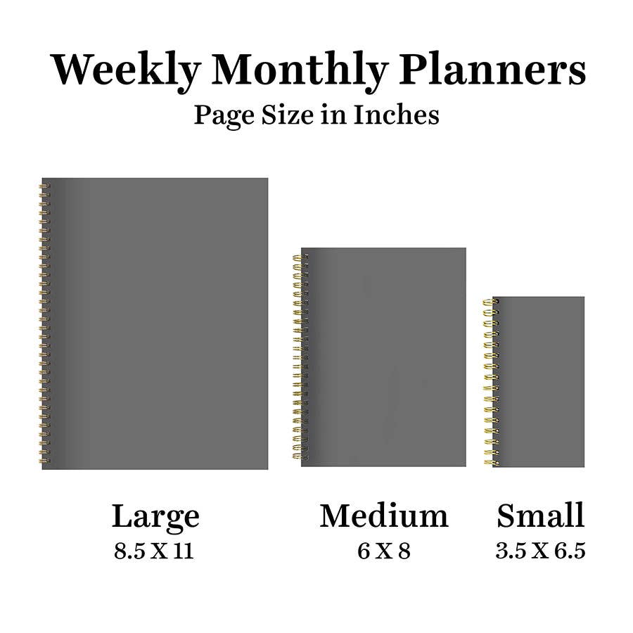 Statement Stripe Large Weekly Monthly Planner 2026-2027