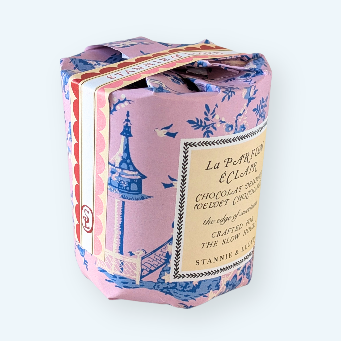 Gift Wrap Candle - Modern Toile