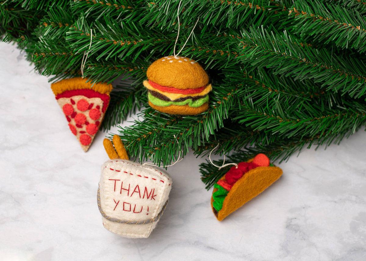 Felt Take Out Box Ornament