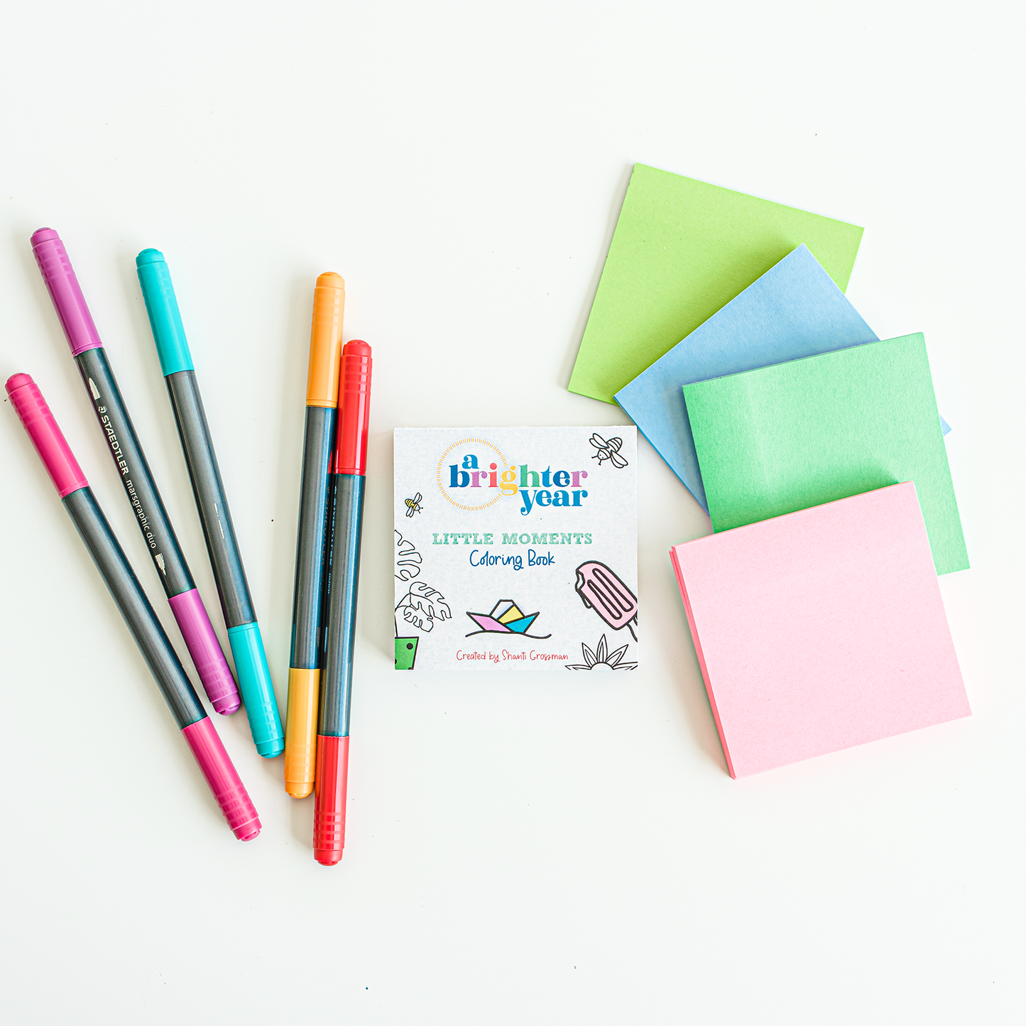 Little Moments Easy Tear Glue Binding Adult's Coloring Book