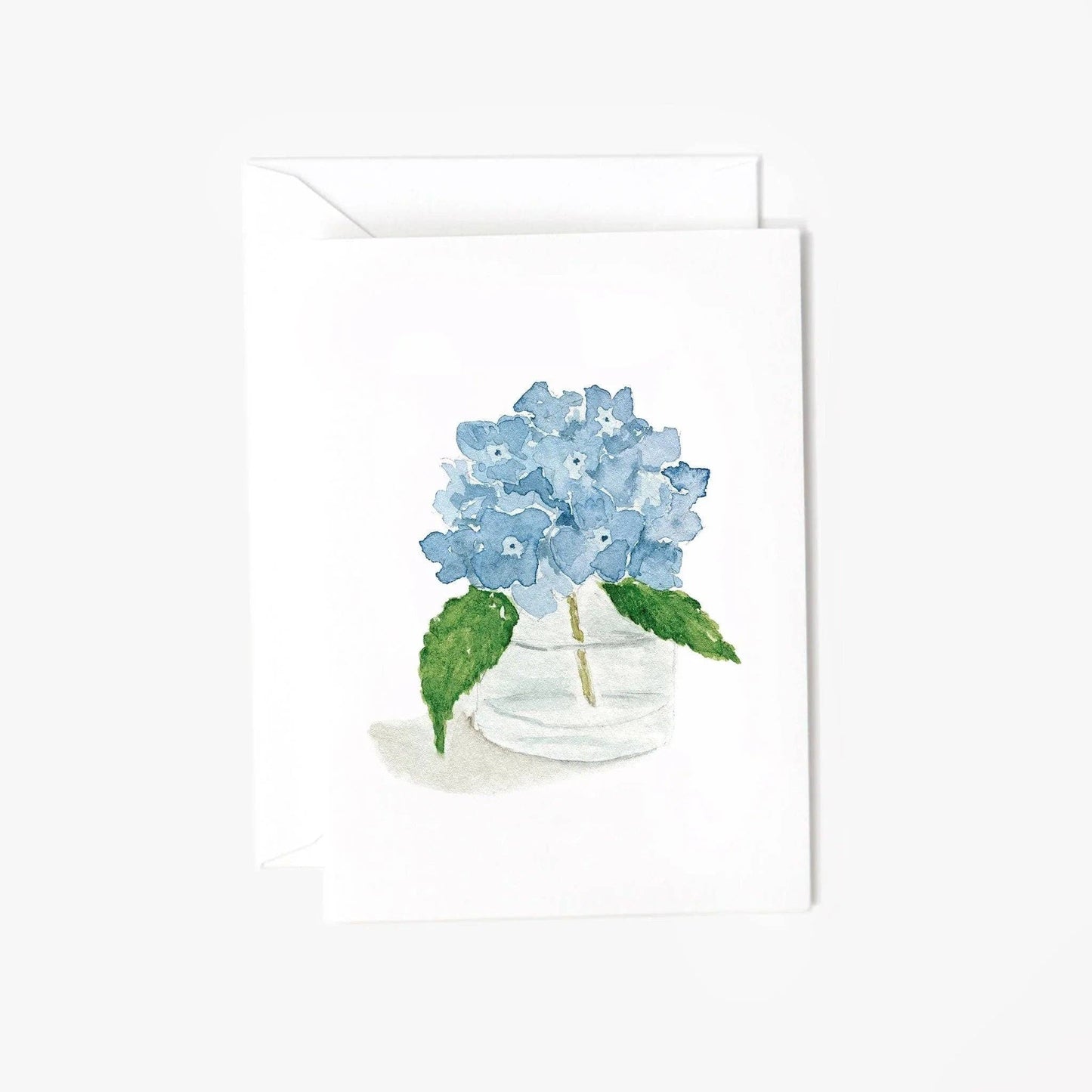 Hydrangea mini enclosure notecard