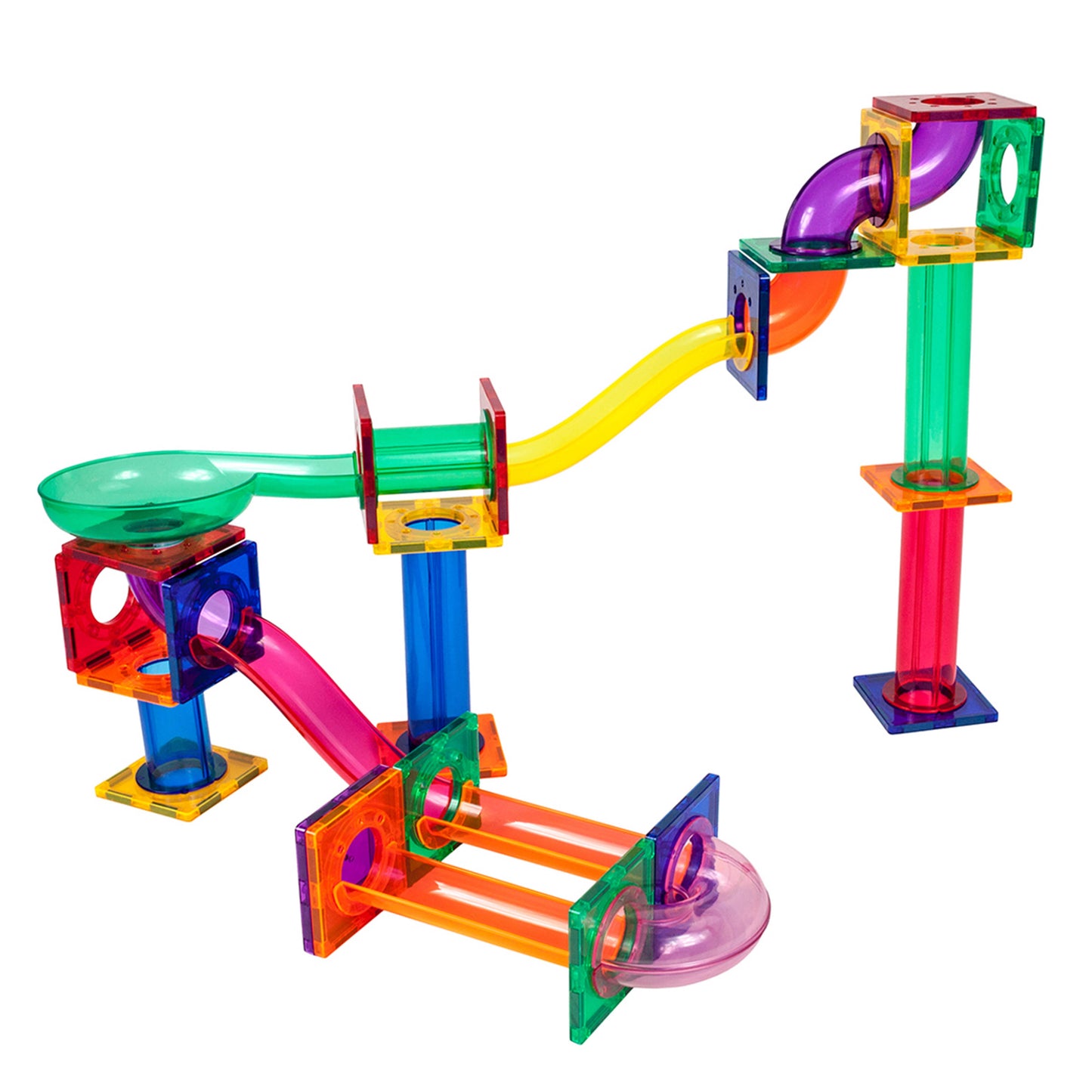 Magnetic Marble Run Track (50-150 Pieces): 50-Piece Set