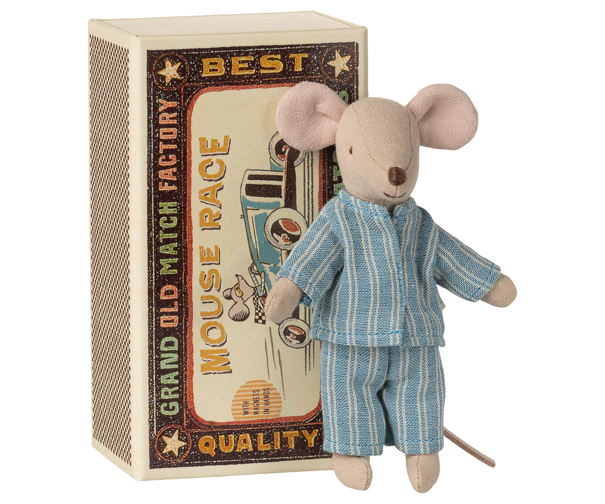 Maileg Big Brother Mouse in Matchbox
