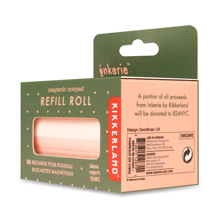 Inkerie Magnetic Notepad RefillRoll