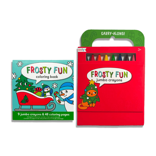 Carry-Along Coloring Book Set - Frosty Fun