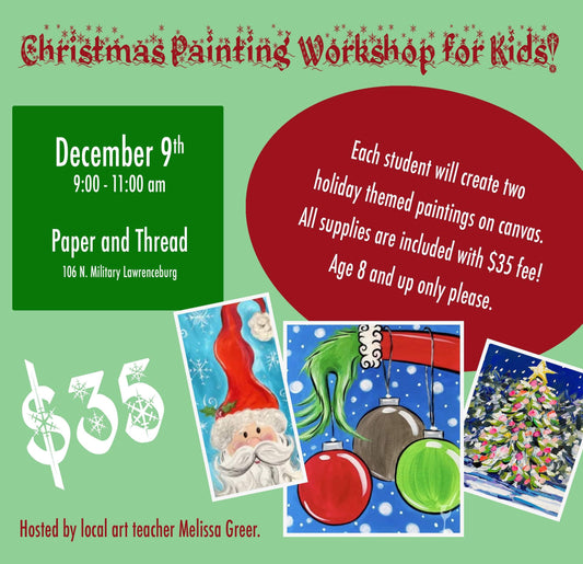 Christmas Painting Workshop for Kids