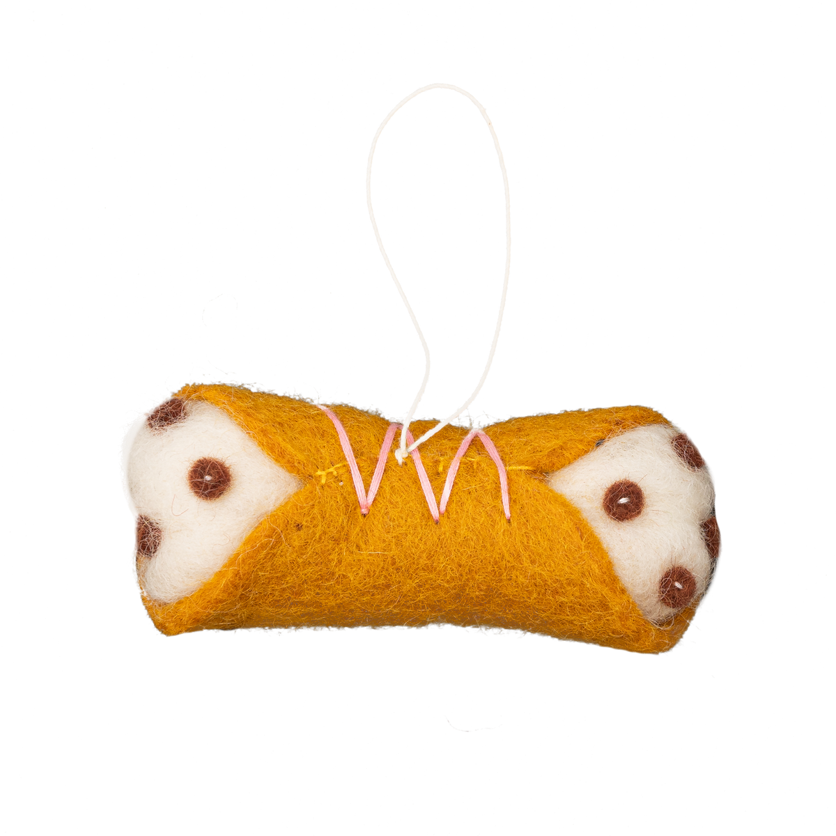 Felt Cannoli Ornament