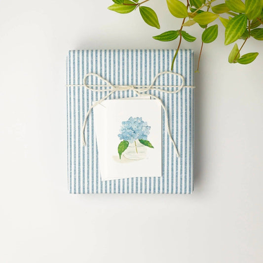 Hydrangea mini enclosure notecard