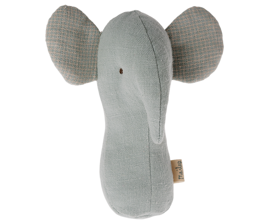 Lullaby friends, Elephant rattle- Light dusty blue