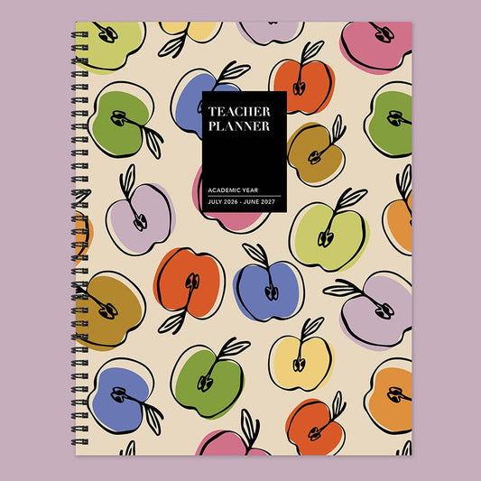 July 2026 - June 2027 Apples Teacher Lesson Planning Book
