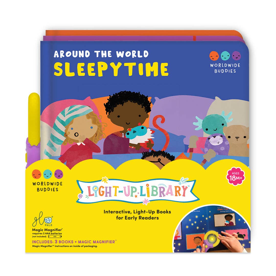 Glo Pals Light-Up Library - World Wide Buddies 3-Pack Bundle