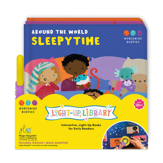 Glo Pals Light-Up Library - World Wide Buddies 3-Pack Bundle