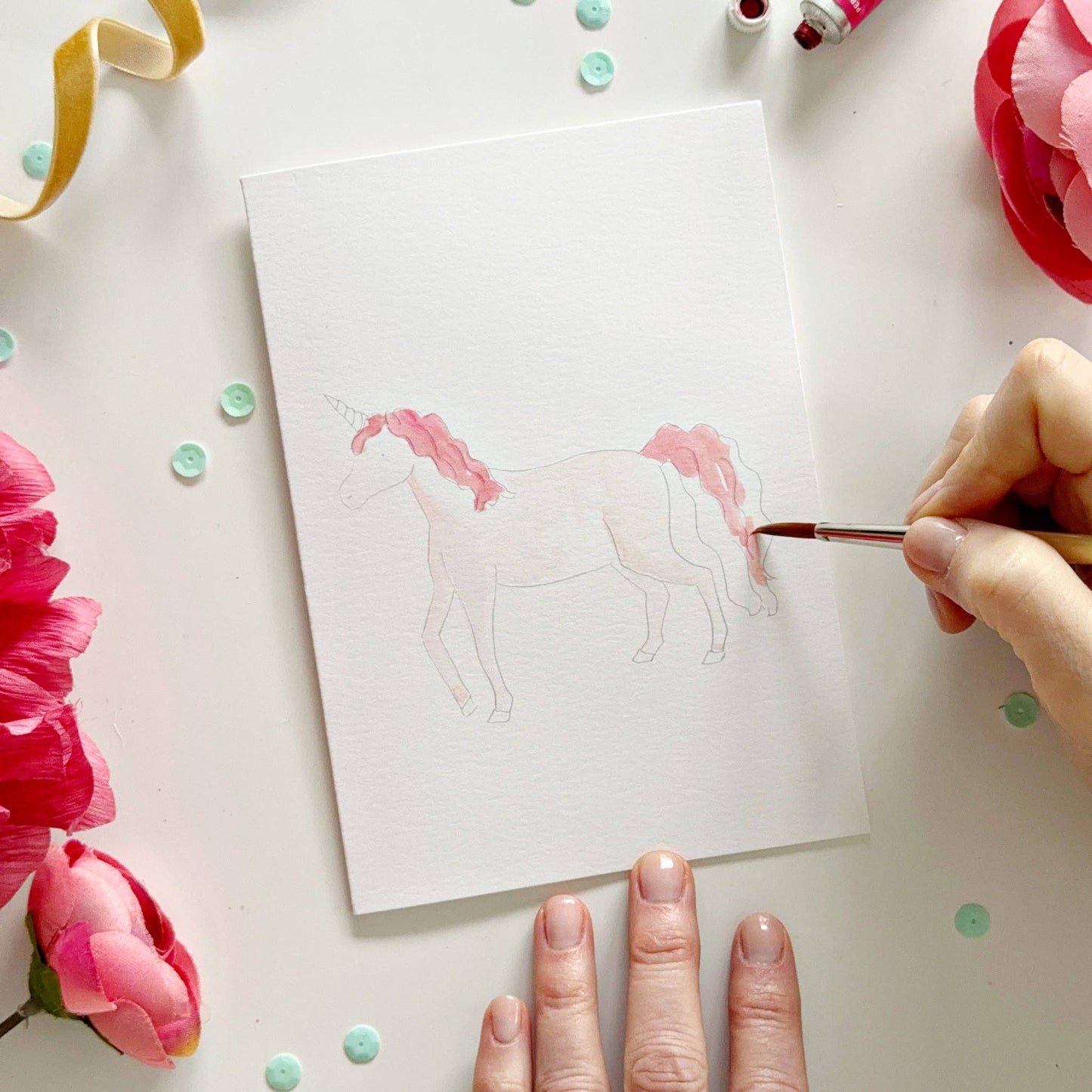 Emily Lex Studio Fairytale Paintable Watercolor Notecard Set
