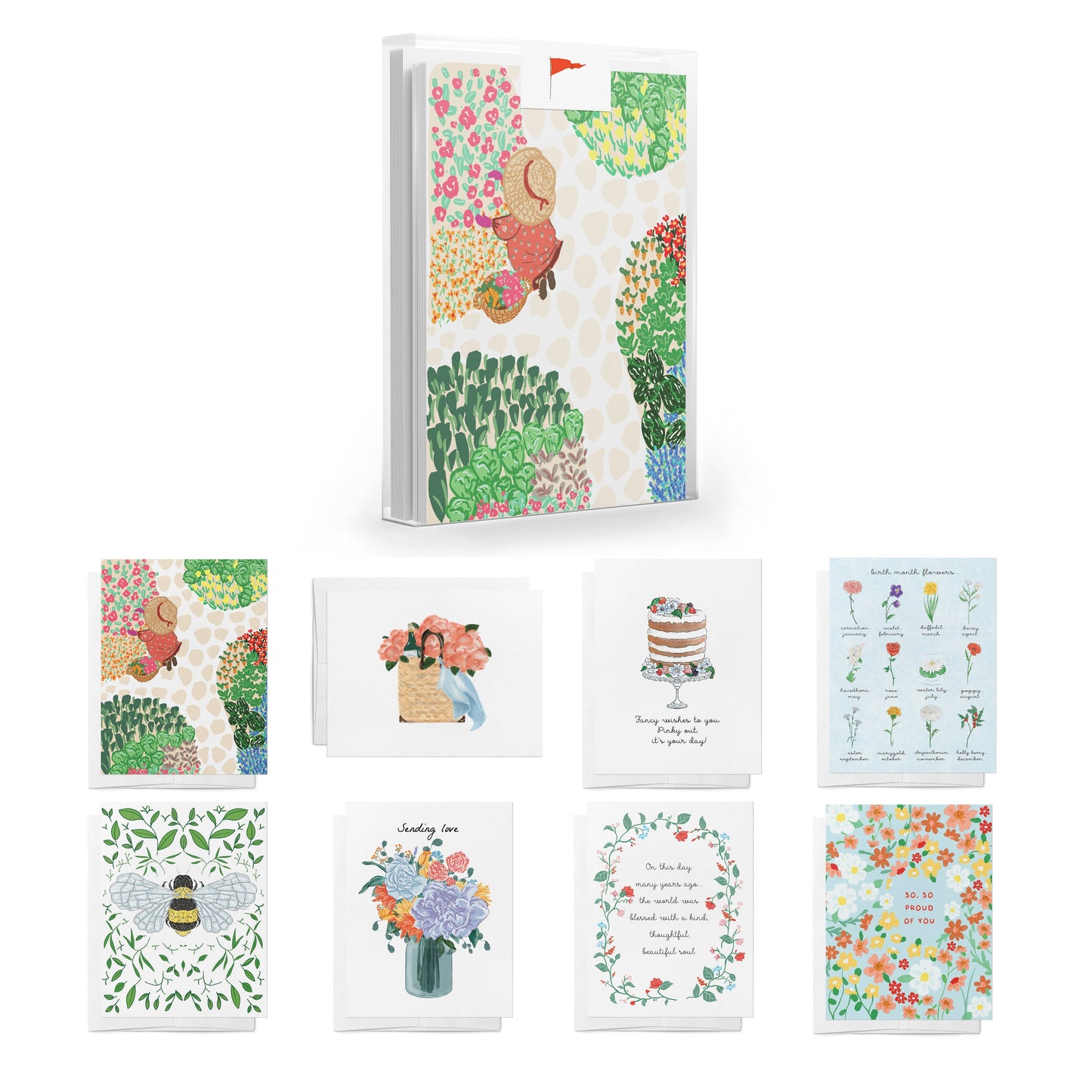 Everyday Floral Set of 8: SET OF 8