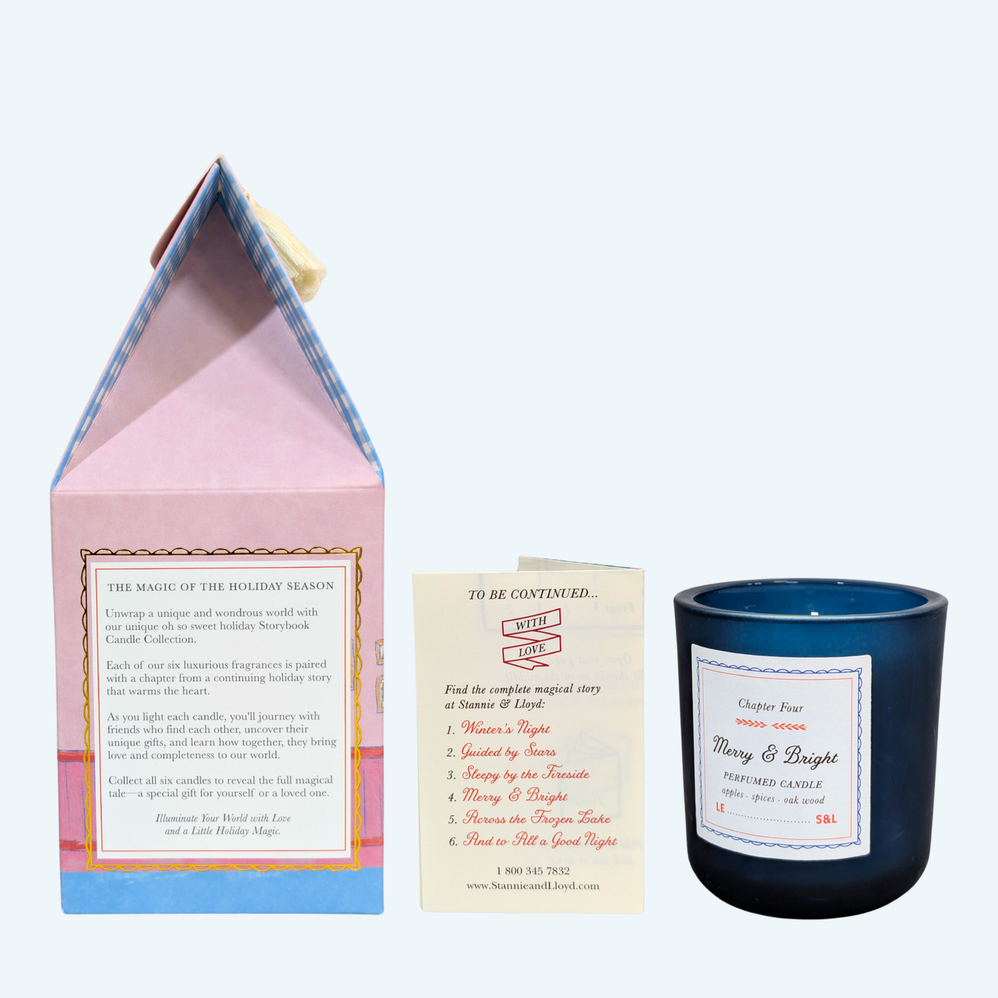 Holiday Storybook Candle - Merry & Bright
