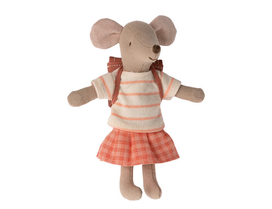 Big Sister Tricycle Mouse - Coral