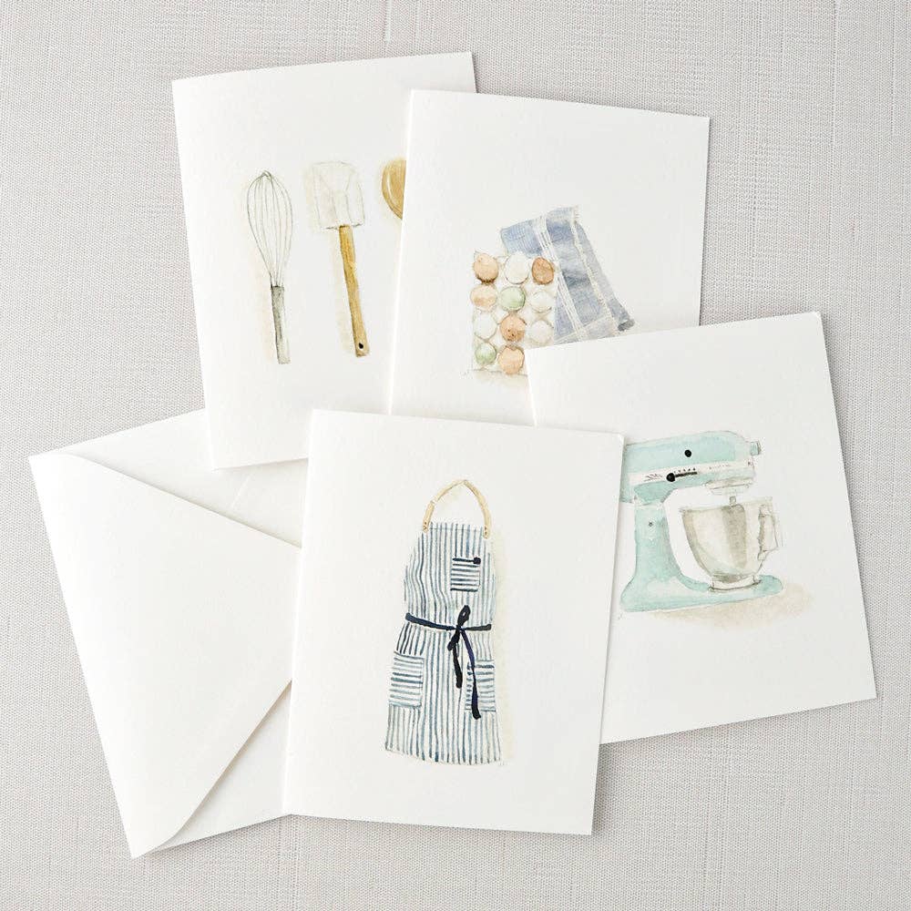 Baking notecard set