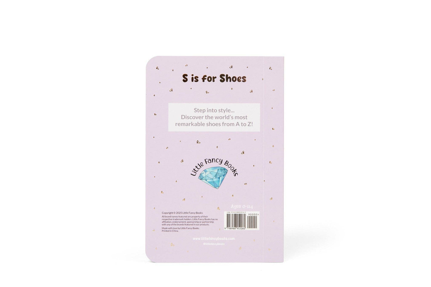 S is for Shoes | Designer Shoes Alphabet Board Book