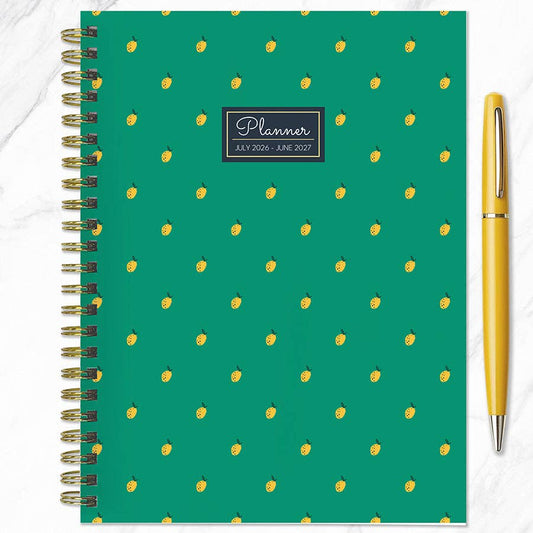 July 2026 - June 2027 Lovely Lemon Weekly Monthly Planner