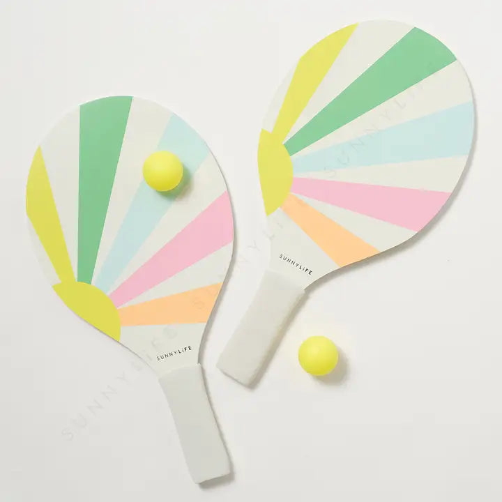 Beach Paddle Ball Set