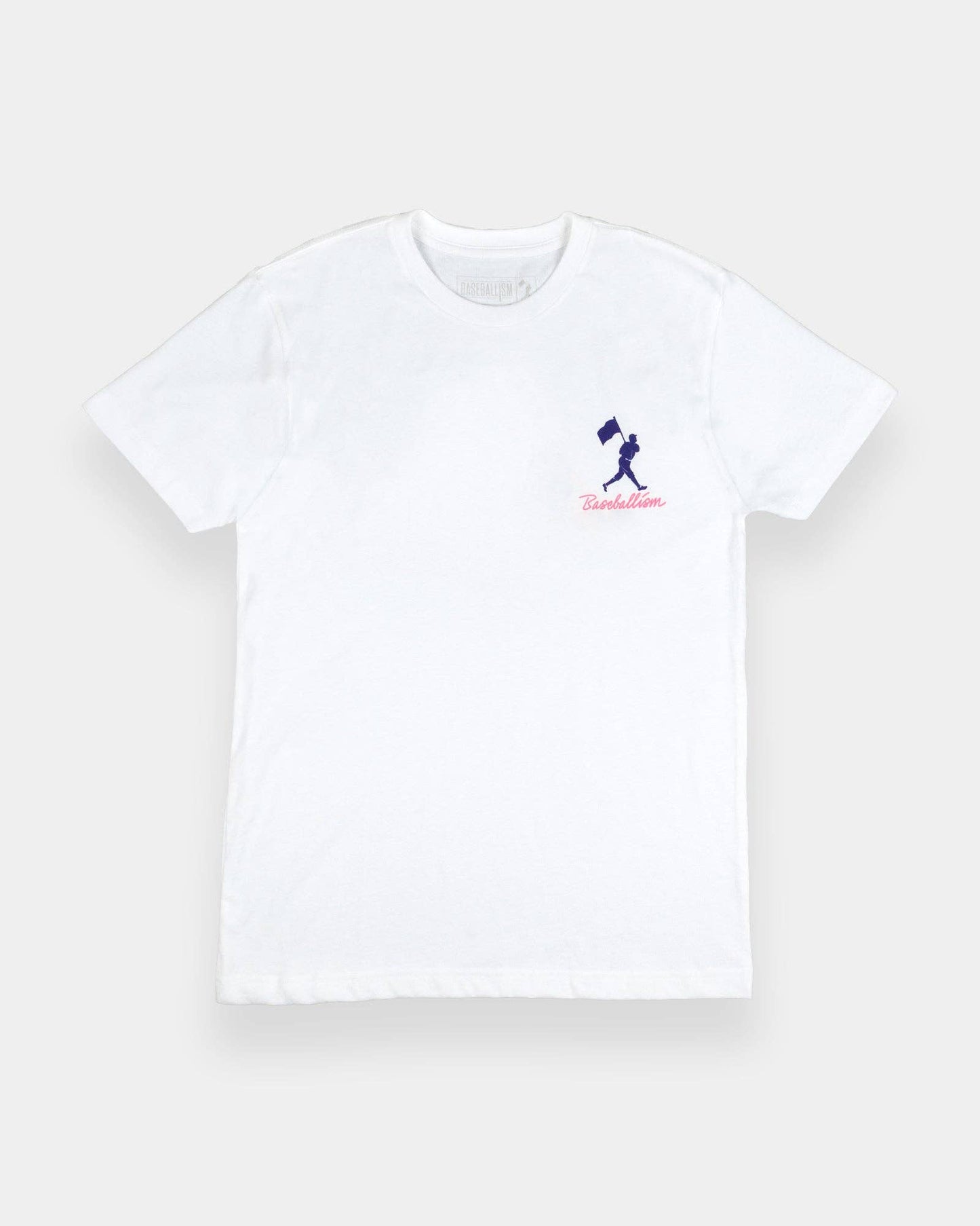 Yuvi Happy Place Baseballism T-Shirt - White