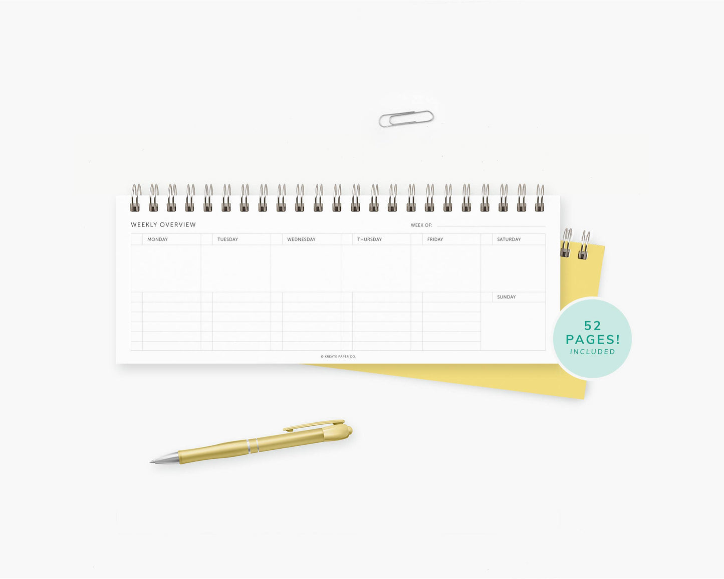 Weekly Keyboard Planner, Weekly Planners, Best Selling