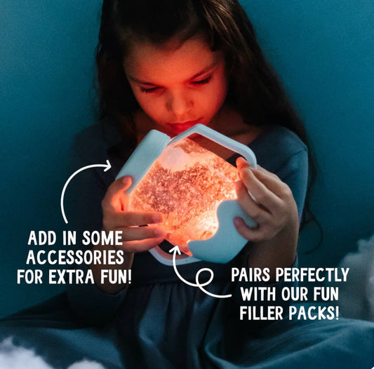 Glo Pals Frosty Blue Sensory Play Jar (NEW)