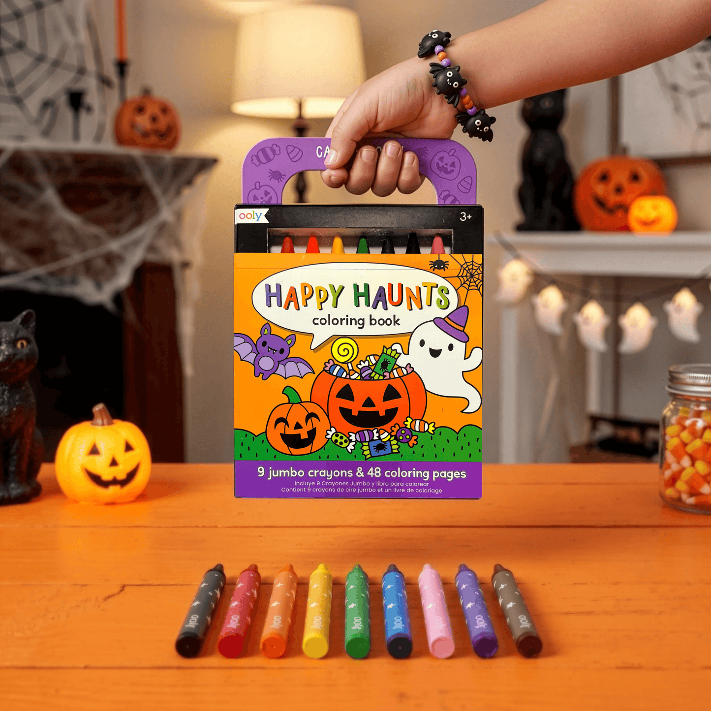 Carry-Along Coloring Book Set - Happy Haunts