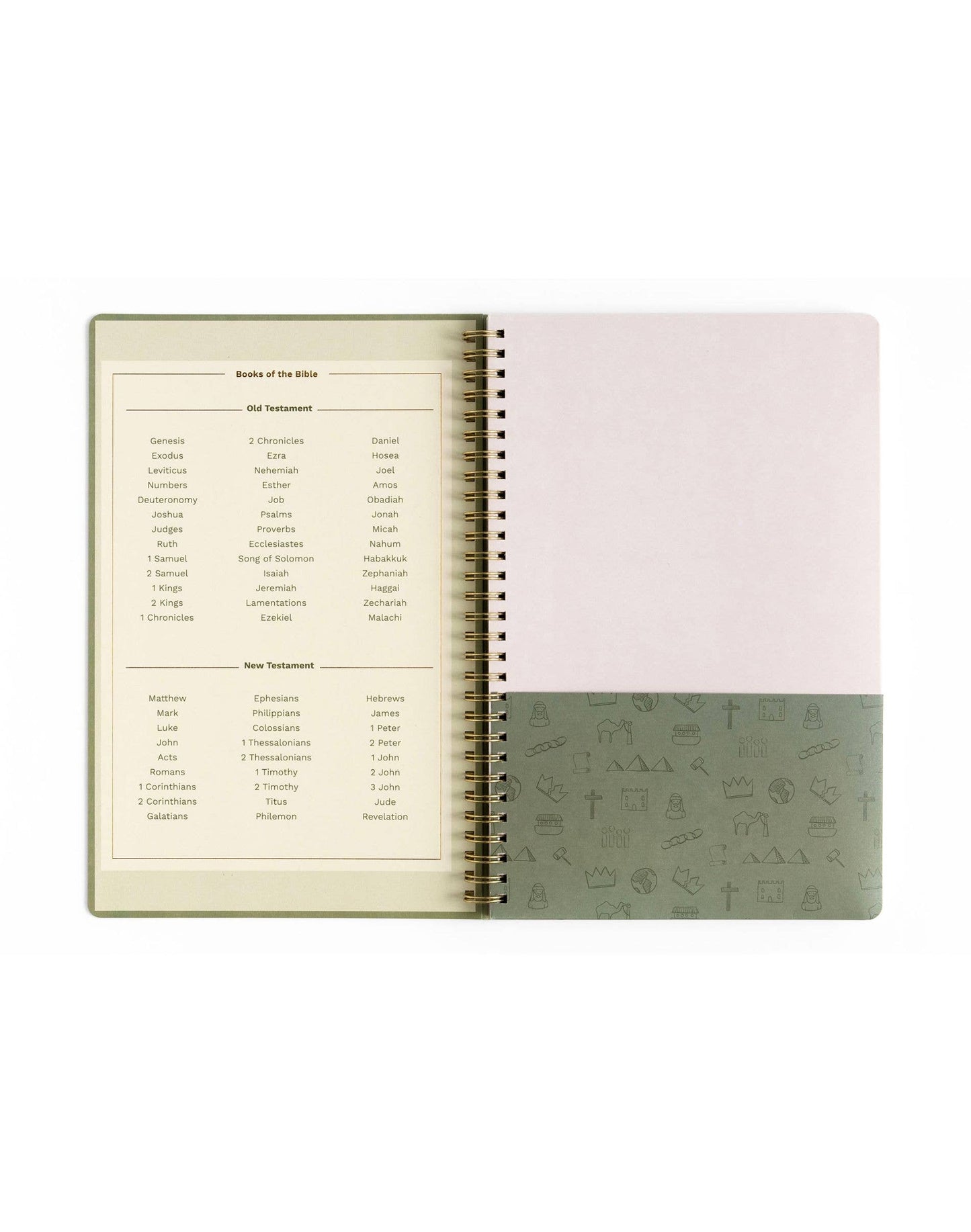 Church Notes Co. Olive Church Notes Bible Reference Notebook