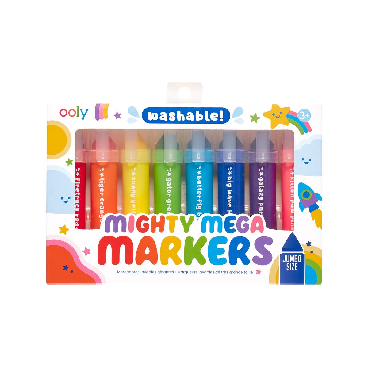 Mighty Mega Jumbo Markers Set of 8