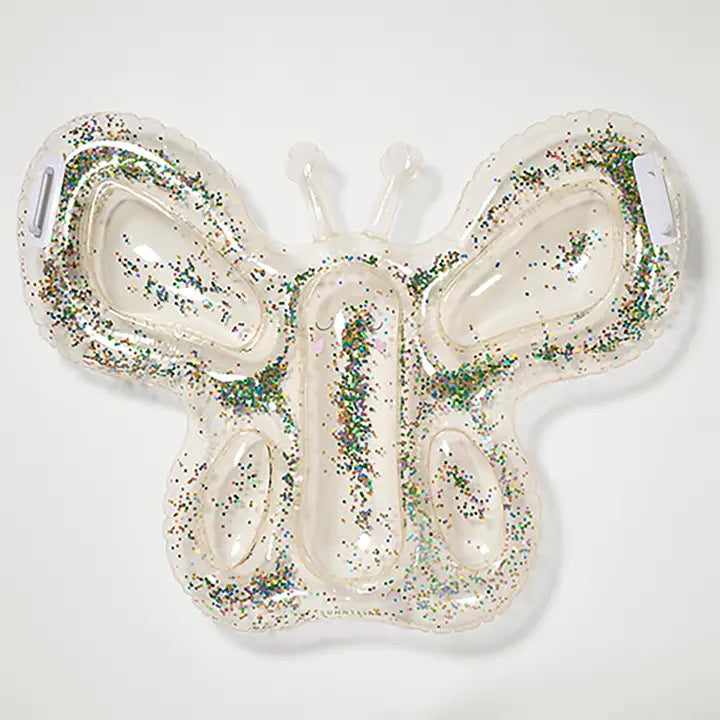 Kids Lie-On Float Cotton Candy Glitter