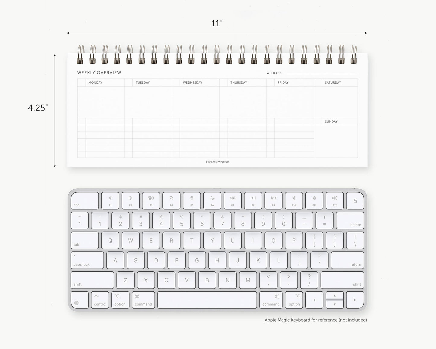Weekly Keyboard Planner, Weekly Planners, Best Selling