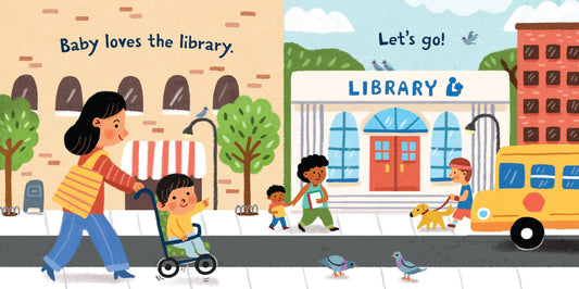 Indestructibles Baby Loves the Library