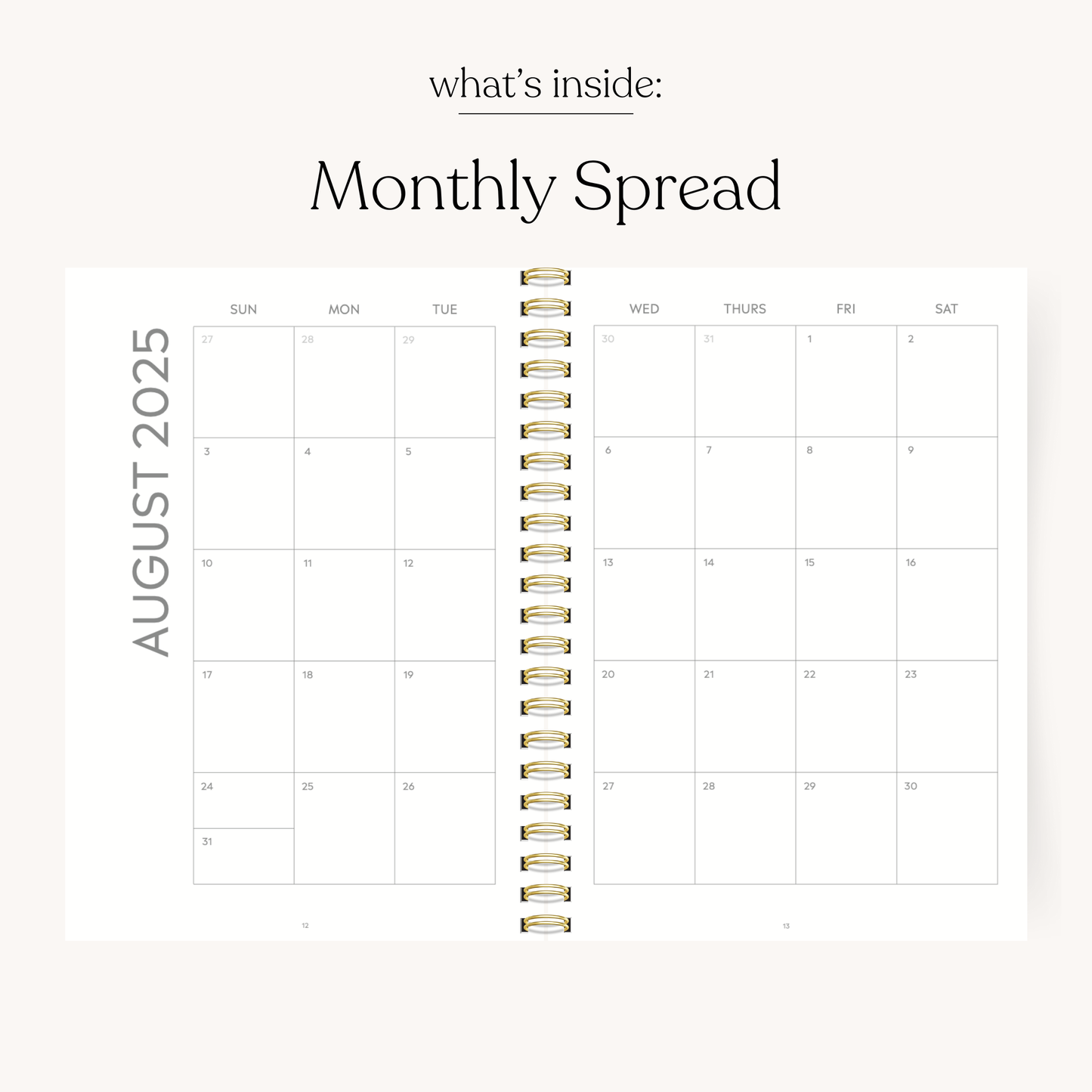 Forget Me Nots 2025-26 Academic Planner PREORDER MID APRIL