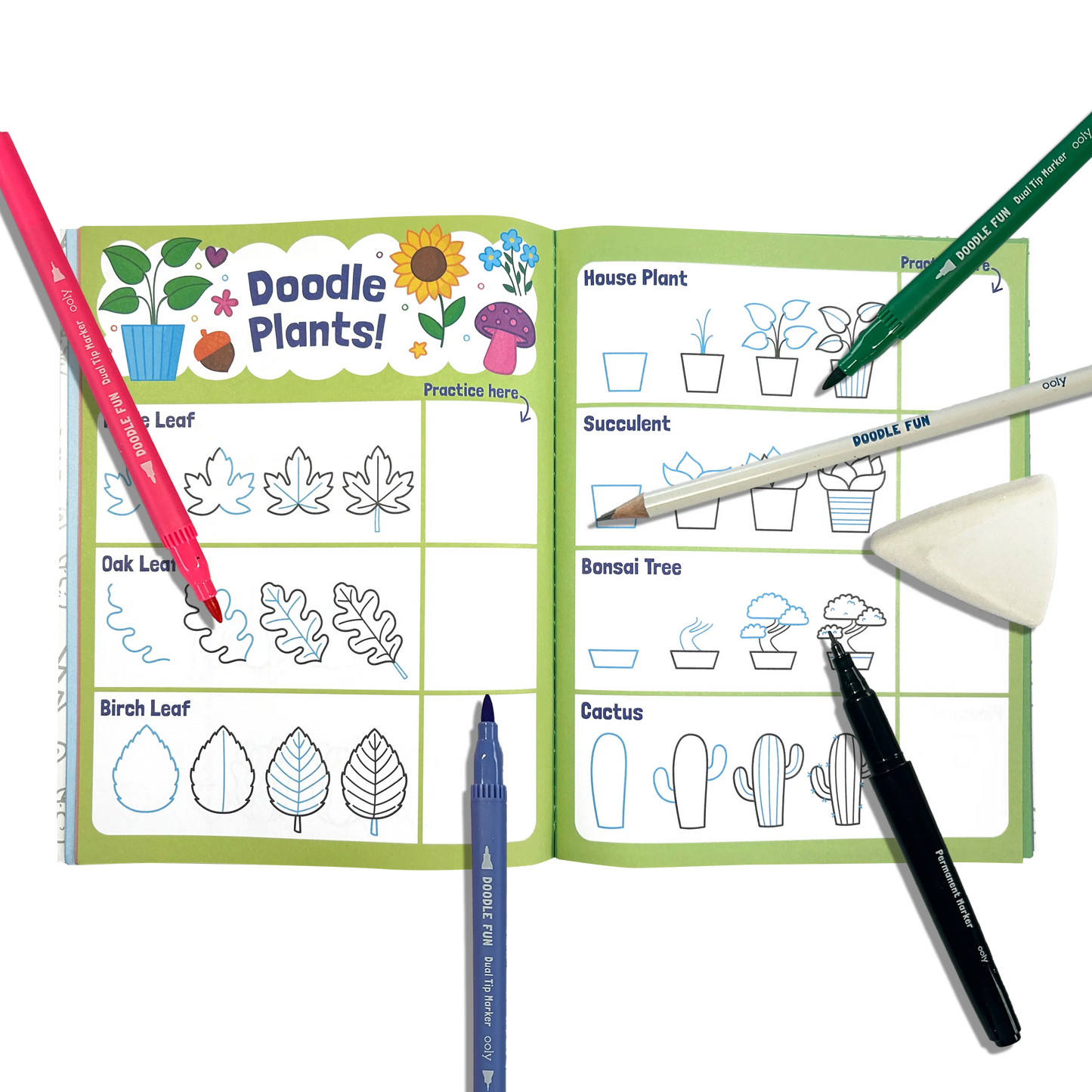 Doodle Fun: Draw & Color Activity Kit (17 PC Set)