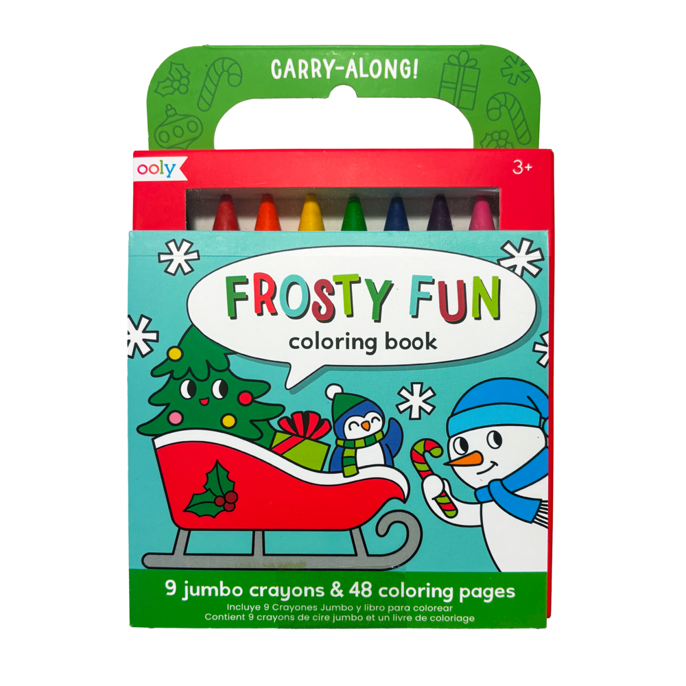 Carry-Along Coloring Book Set - Frosty Fun