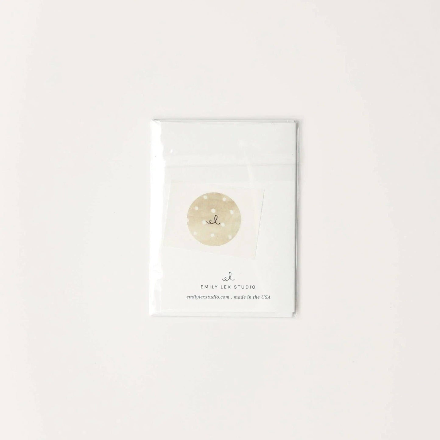 Hydrangea mini enclosure notecard