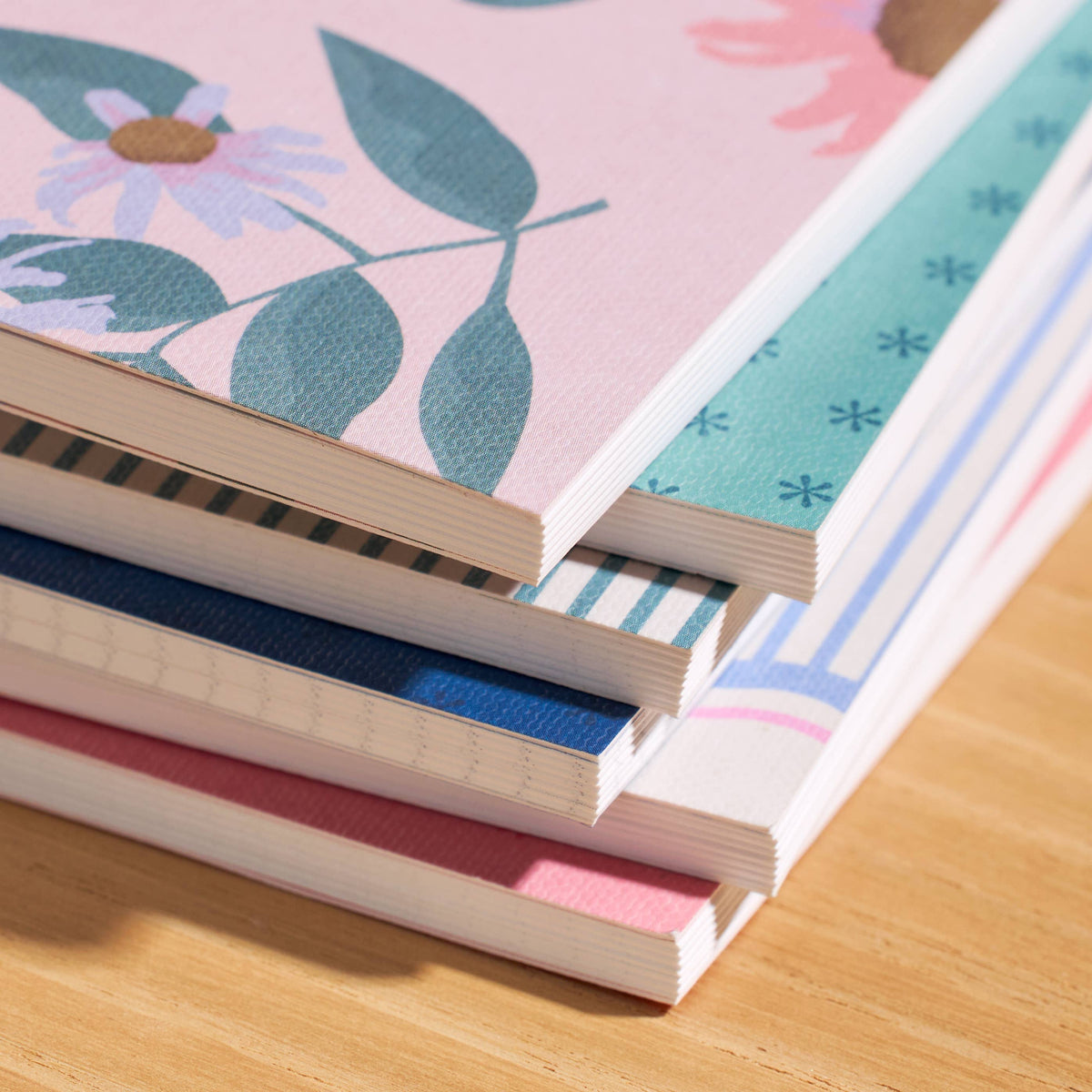 B6 Notebook - Stripes, lined