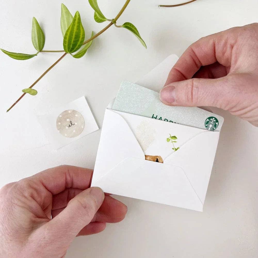 Hydrangea mini enclosure notecard