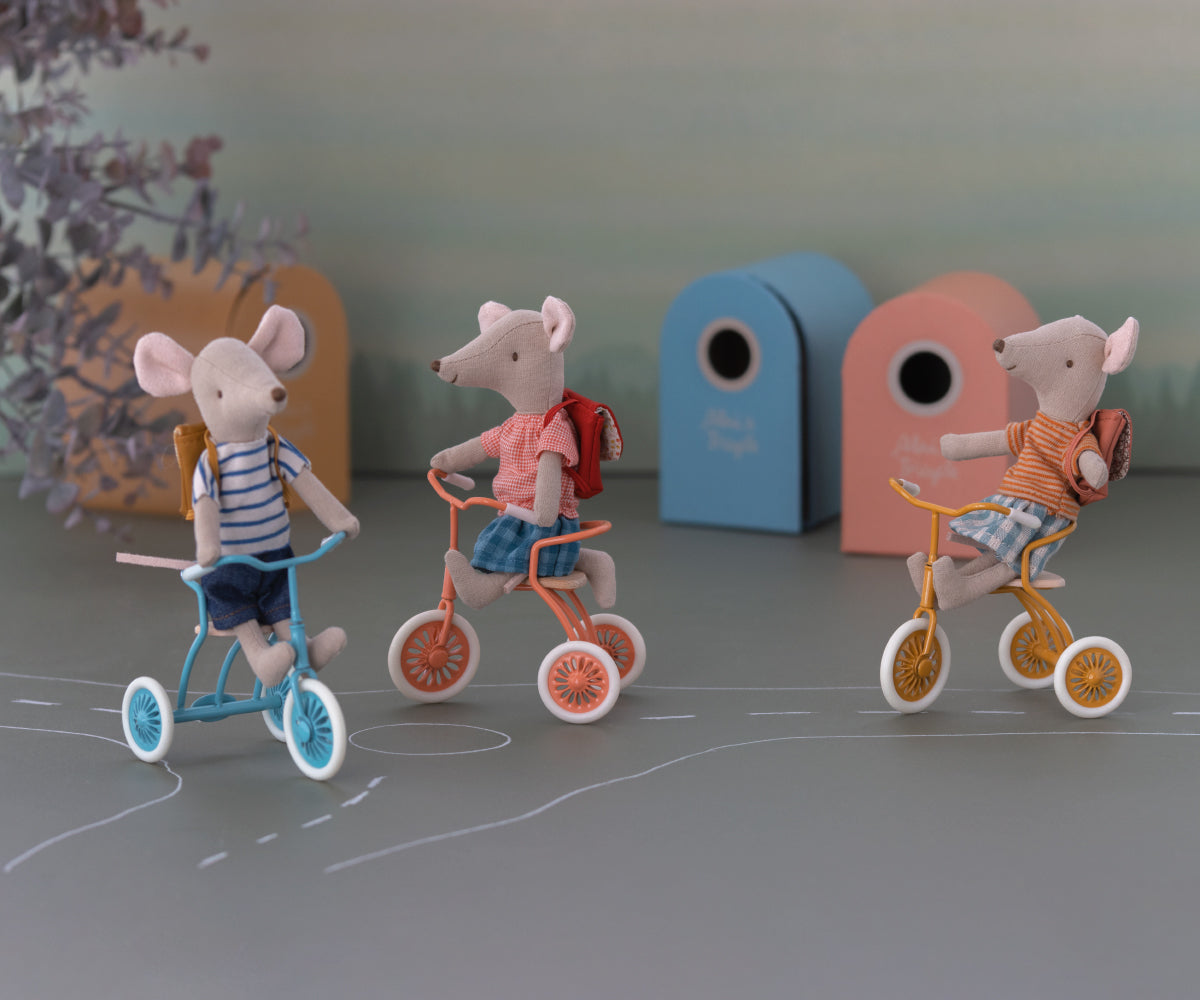 Tricycle mouse- Big Sister , Red